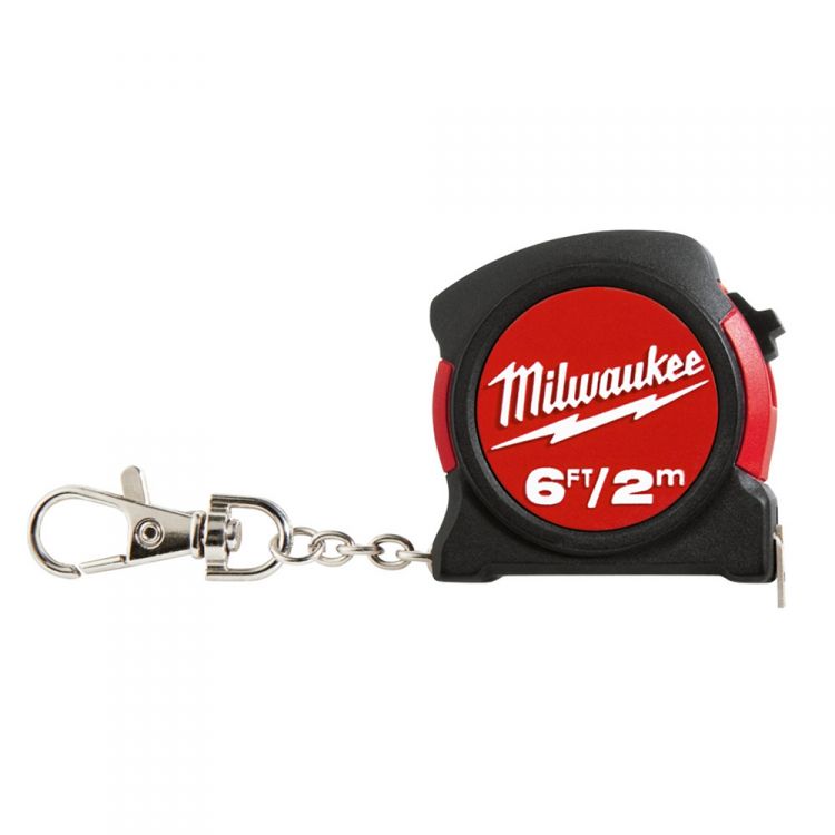Milwaukee 6-foot/2-meter Keychain Tape Measure - 48-22-5506