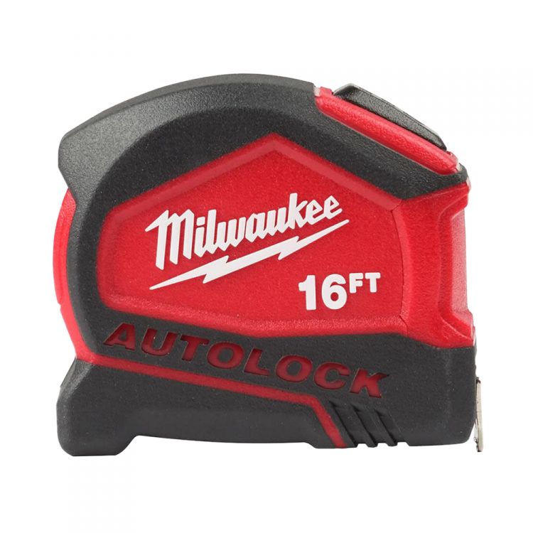 Milwaukee 16-foot Compact Auto-Lock Tape Measure - 48-22-6816