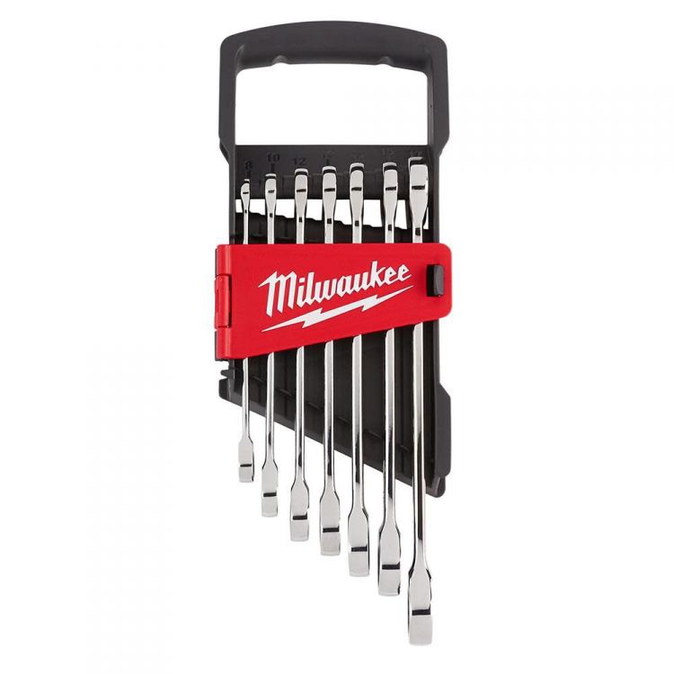 Milwaukee 7-piece Metric Ratcheting Combination Wrench Set - 48-22-9506