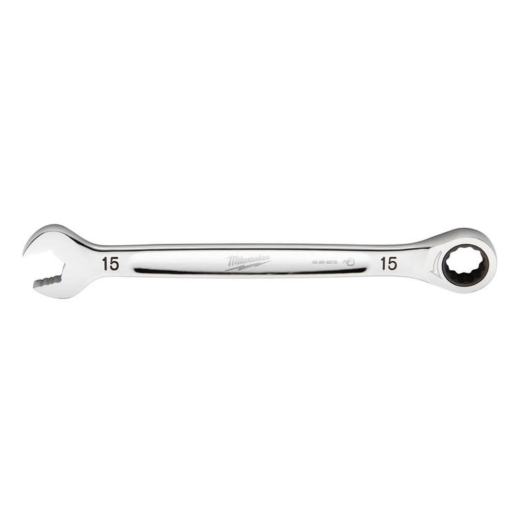 Milwaukee 15mm Metric Ratcheting Combination Wrench - 45-96-9315