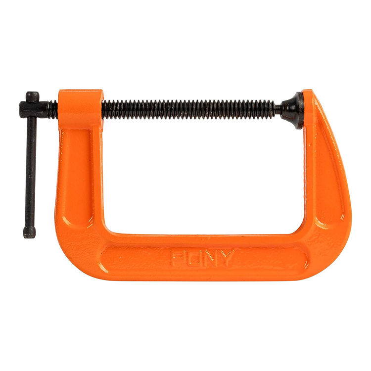 Pony 4-inch Adjustable Orange C-Clamp - 2640