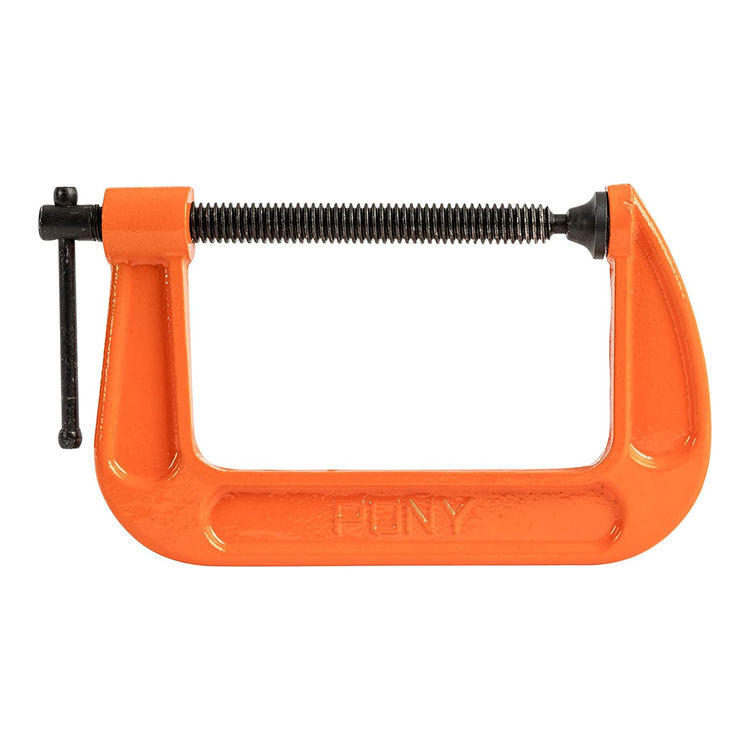 Pony 5-inch Adjustable Orange C-Clamp - 2650