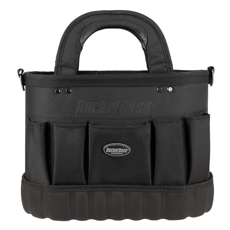 Pull'R Bucket Boss 13-Pockets, Professional Oval Tool Tote Bag - 74014