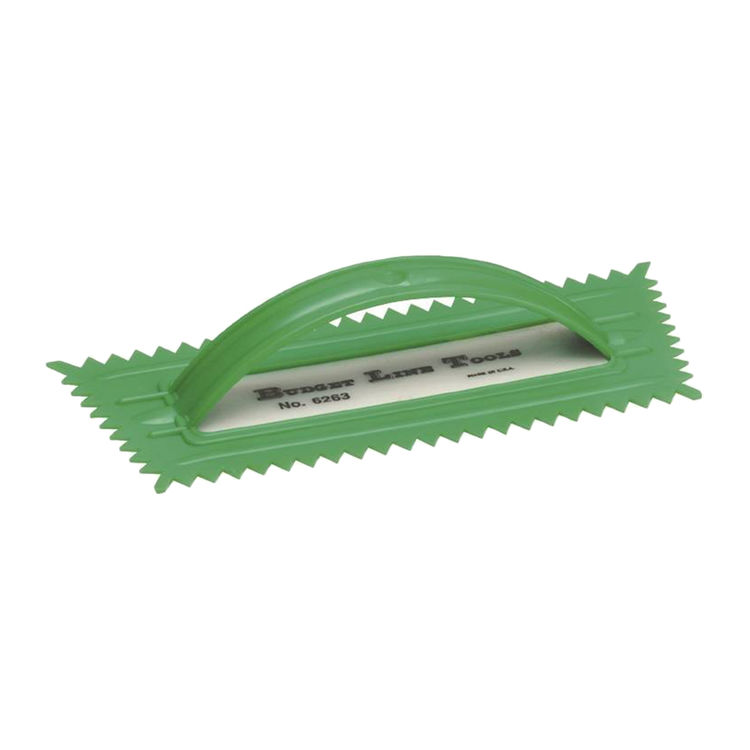 QLT 9-1/2in x 4-1/4in Trowel V Notch - 6263
