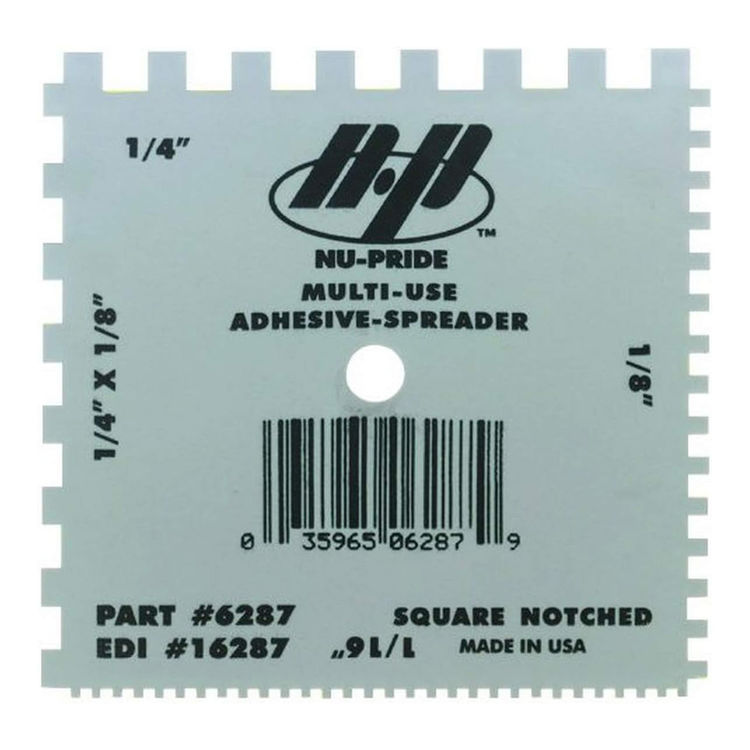 QLT Plastic Square Notched Spreaders - 6287