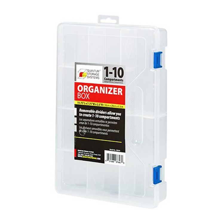 Quantum Compartment Storage Box, 6 Removable Dividers - QB800