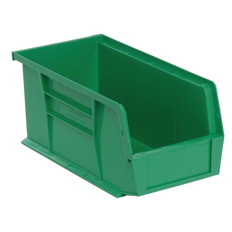 Quantum Medium Storage Bin, Polymer, Green - RQUS230GN-UPC