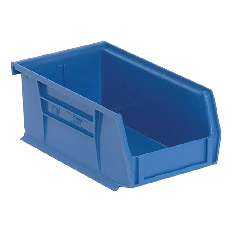 Quantum Large Storage Bin, Polymer, Blue - RQUS240BL-UPC
