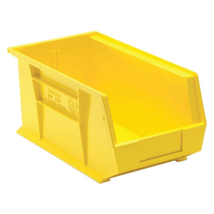 Quantum 3-Large Storage Bin, Yellow - RQUS240YL