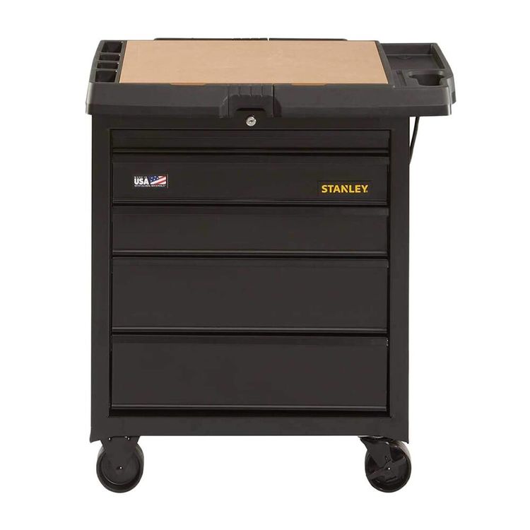 STANLEY 100 Series 31in 5-Drawer Mobile Workbench - STST23151BK