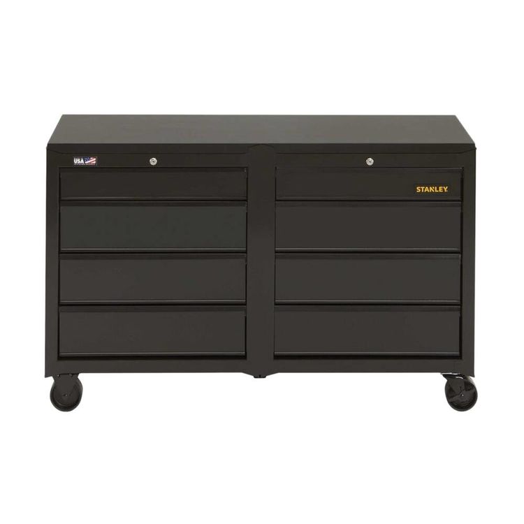 STANLEY 100 Series 53in 8-Drawer Mobile Workbench - STST25381BK