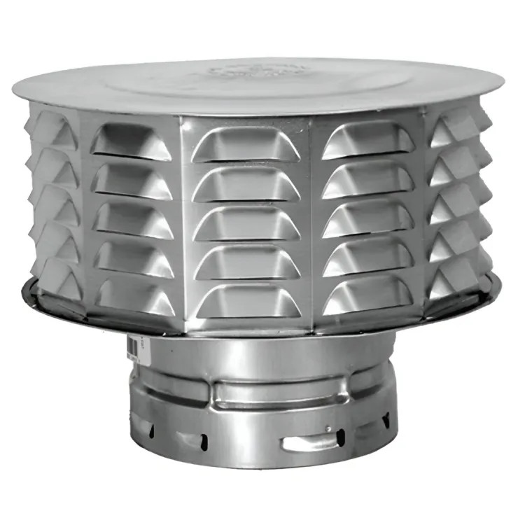 AmeriVent Snap-lock Vent Cap 6" Connection - 6ECW 