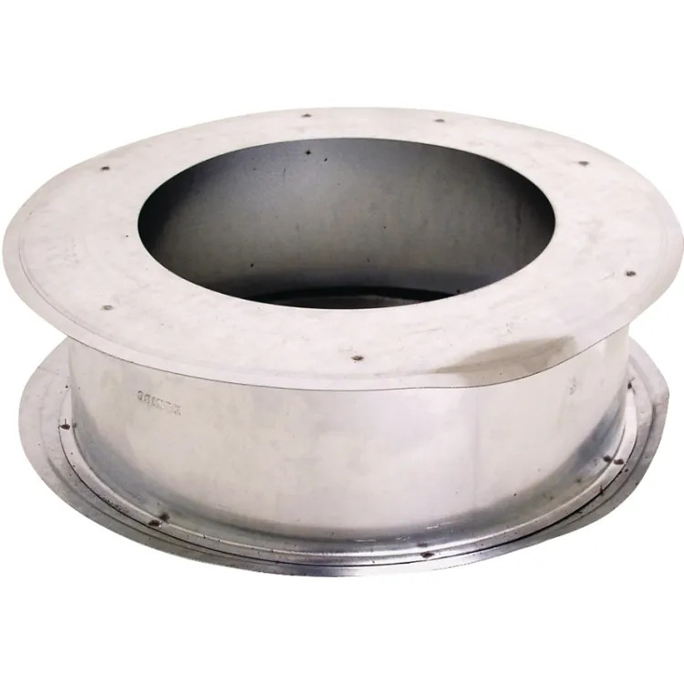 AmeriVent Galvanized Steel Wall Thimble with 5-9/16" ID and 3-1/16" L - 5EWT