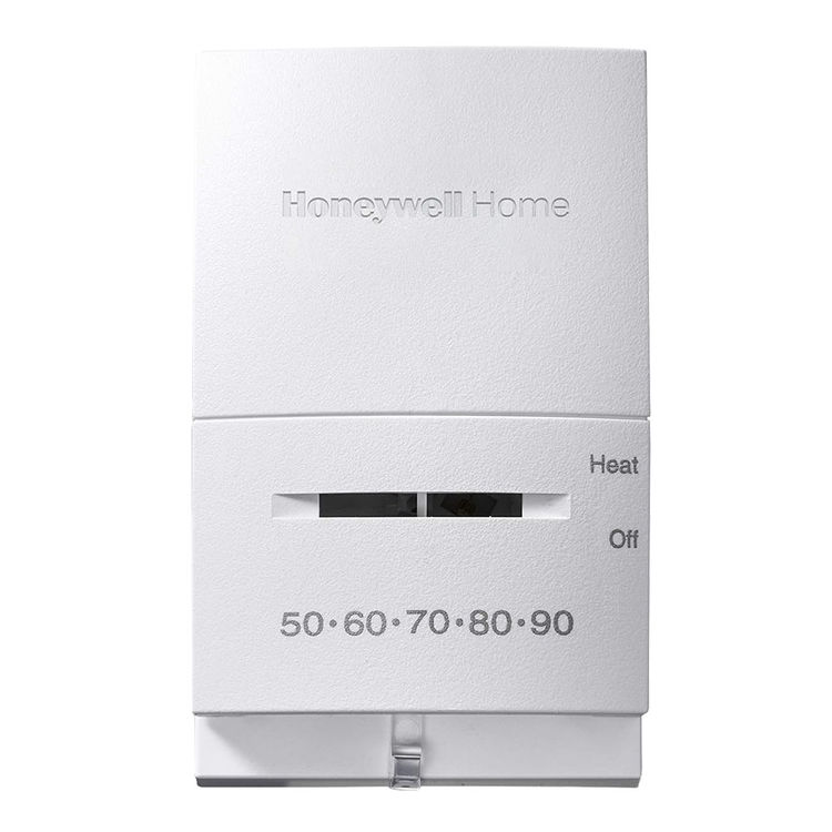 Honeywell Millivolt White Non-Programmable Thermostat, Heat Only -  CT53K1006/E1