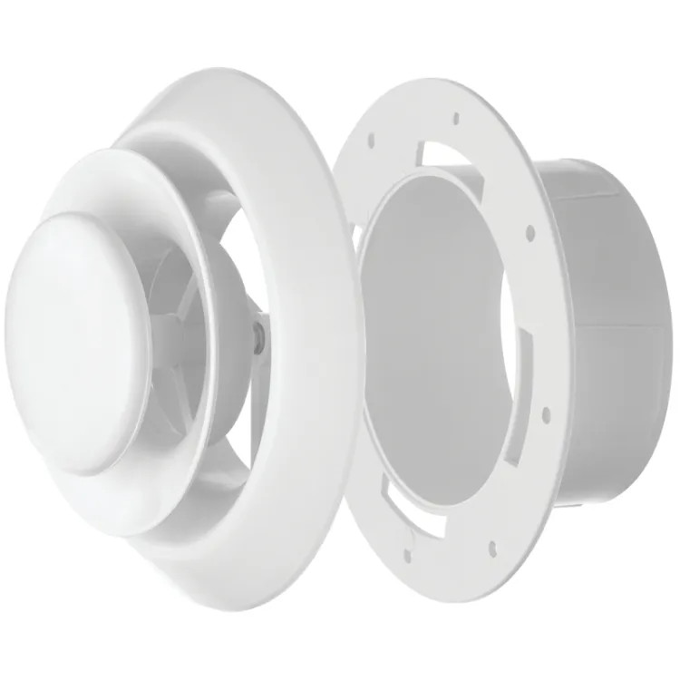 IMPERIAL DR-06 DIFFUSER CEILING ROUND 6IN WHT