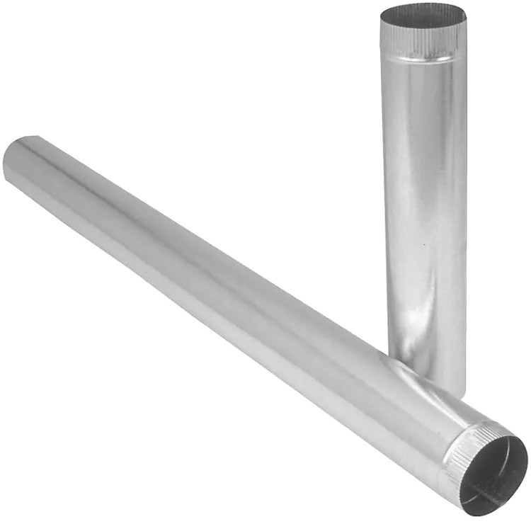 IMPERIAL GV0406 FURN PIPE 26GA 8X24IN GALV