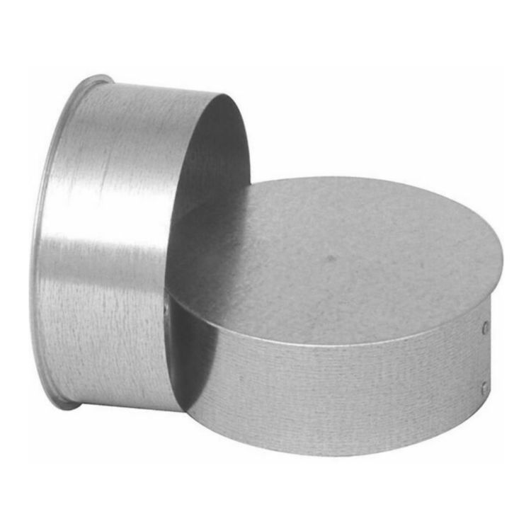 Imperial GV0726  End Cap and Plug,  28 Gauge  8" Galvanized