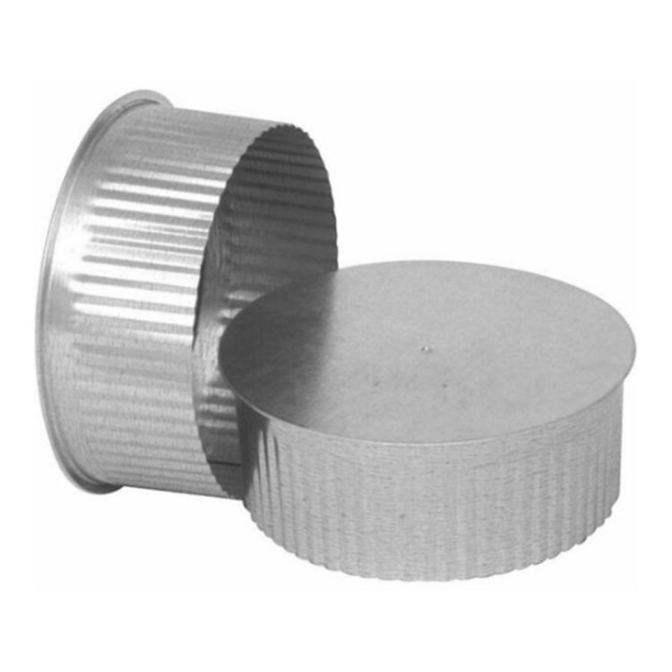  Imperial GV0733   End Cap and Plug, 30 Gauge 4" Galvanized