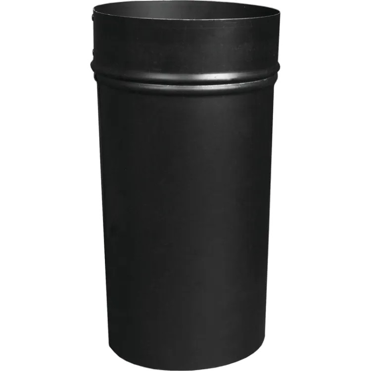 IMPERIAL BM0042 STOVE PIPE SLPJNT 24GA 6IN BLK