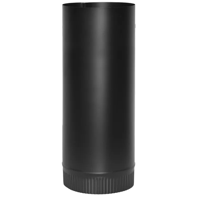 IMPERIAL BM0104 STOVE PIPE HLFJNT 24GA 8IN BLK
