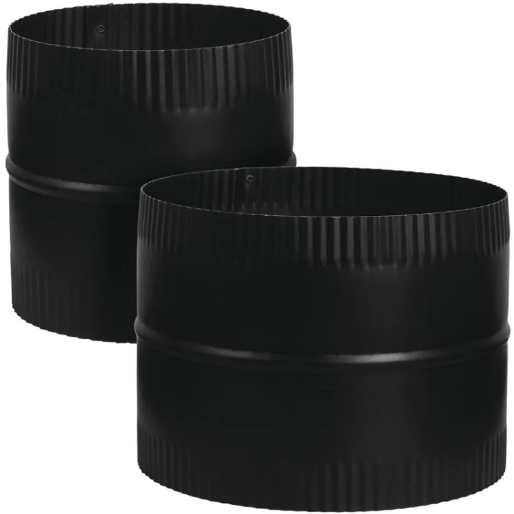 Imperial 5in Joint Connector, 24ga, Black - BM0045