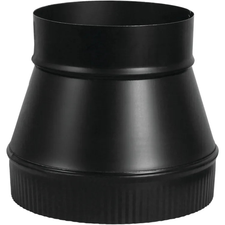 Imperial 6x7in Flue Pipe Increaser, 24ga, Black - BM0061