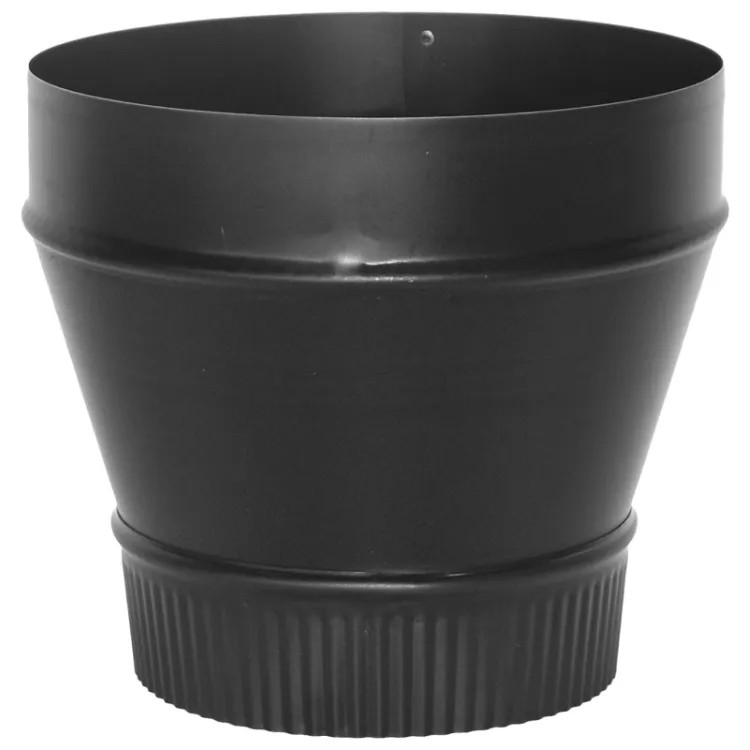 IMPERIAL BM0080 REDUCER PIPE 24GA 8X7IN BLK