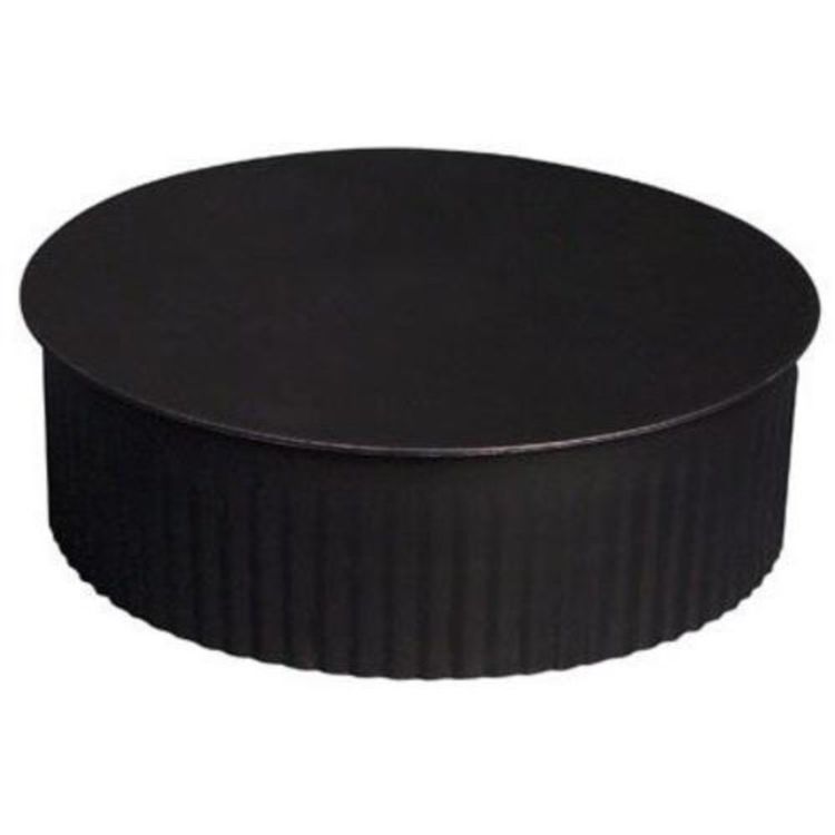 Imperial 5" End Cap Cleanout, Black - BM0150