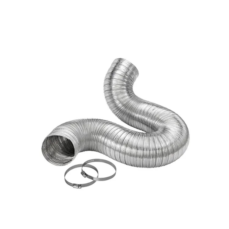 Lambro 4" x 8' Transition Semi-Rigid Duct With Clamps - 3120UL