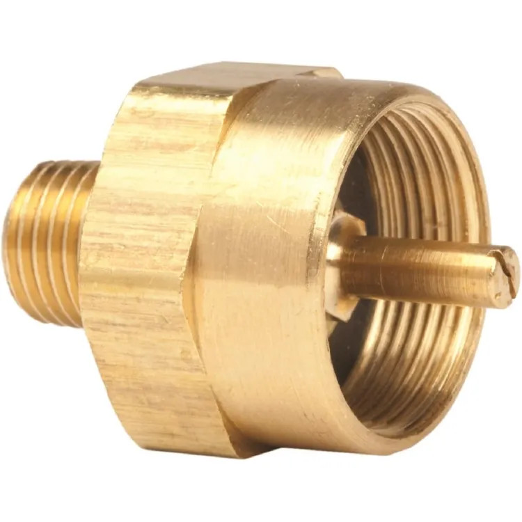 Mr. Heater 1/4” Male Pipe Thread x 1”-20 Female Throwaway Cylinder Thread Adapter - F273754