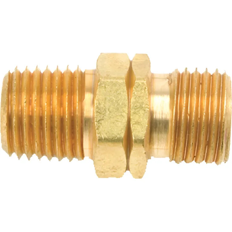 Mr. Heater 1/4” Male Pipe Thread x 9/16” Left Hand Male Thread Heater Fitting - F276152