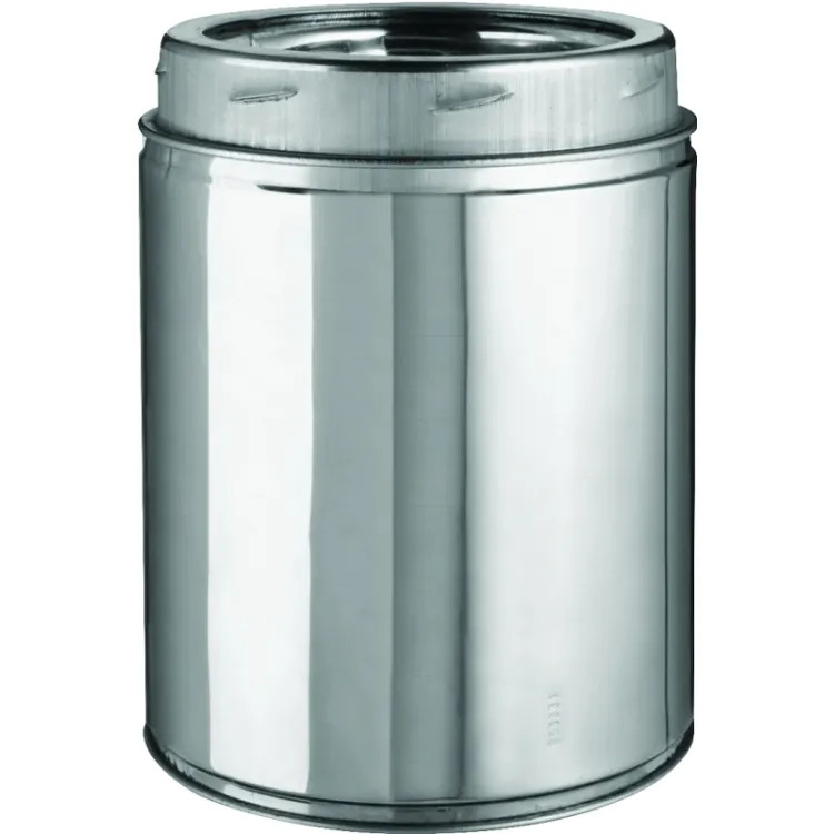 Selkirk Ultra-Temp 6" x 9" Insulated Chimney Pipe, Stainless Steel - 206009
