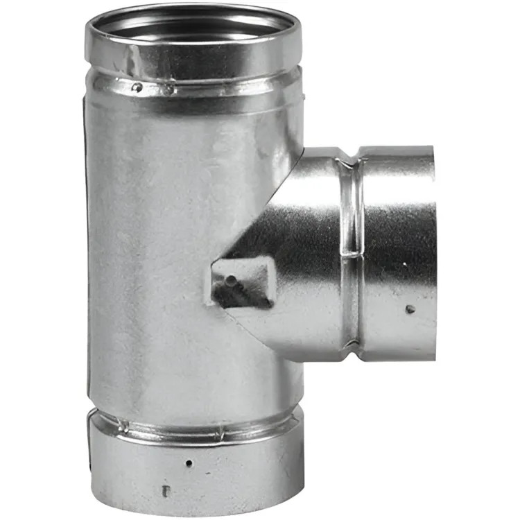 SELKIRK 243100 TEE W/CAP PELLET 3IN GALV
