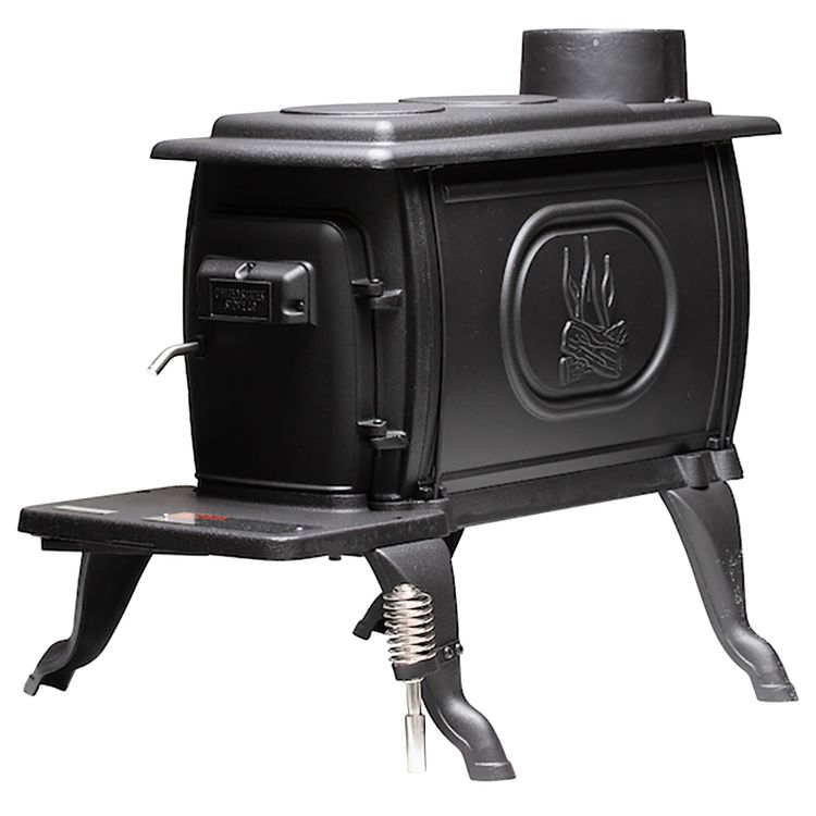 US Stove 900 Sq. Ft. Cast Iron Log Wood Stove 54,000 BTU - US1269E