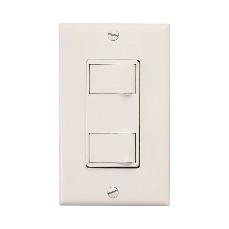 Air King AKS2 Double-Function Rocker-Style Switch - White