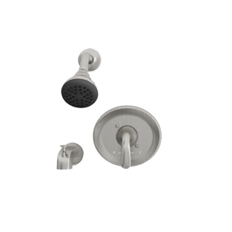American Standard Cadet Tub/Shower Kit, 1.8 GPM, Anti-Scald, Brushed Nickel - 9091512.295