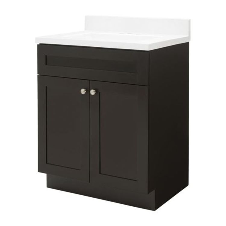 FOREMOST CXBVT2418 VANITY CASON BLK COFEE 24X18IN