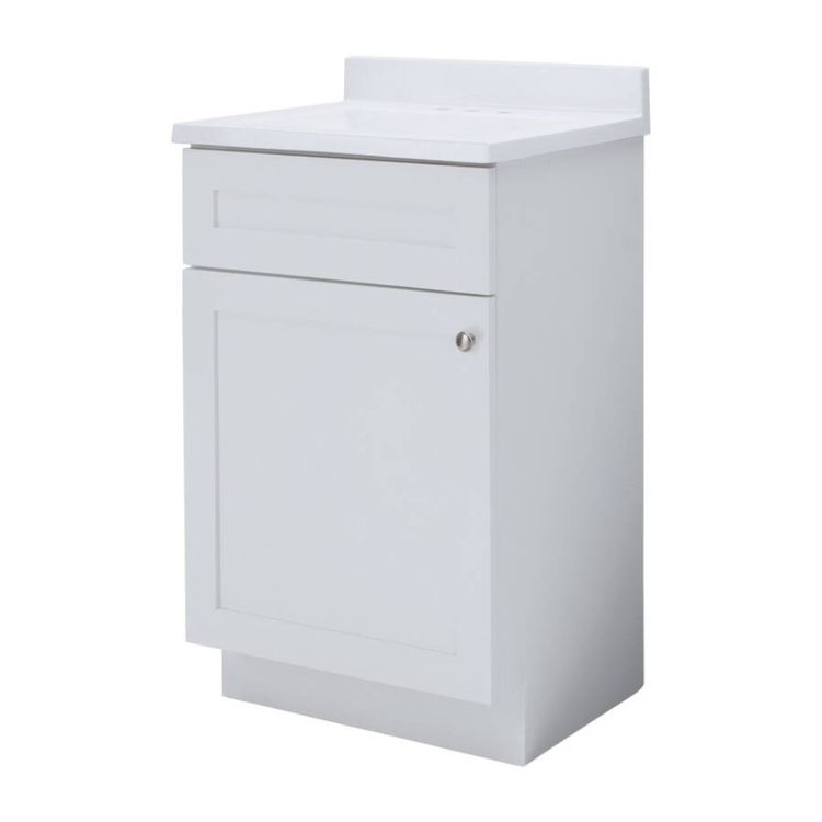FOREMOST CXWVT1816 VANITY CASON FLT WHITE 18X16IN