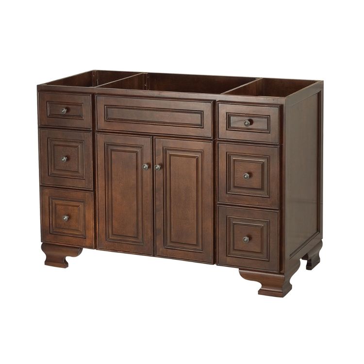 FOREMOST HANA4821D BATHROOM VANITY WALNUT 48X21