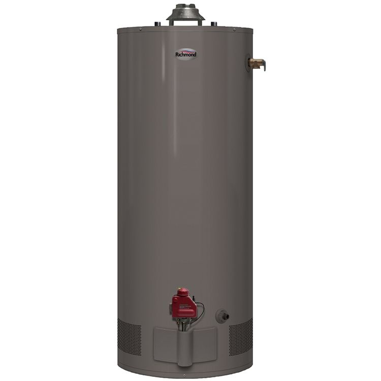 Rheem Essential Short Liquid Propane Water Heater, 40 Gallon, 6-Year, 31000 BTU - 6G40S-31PF3