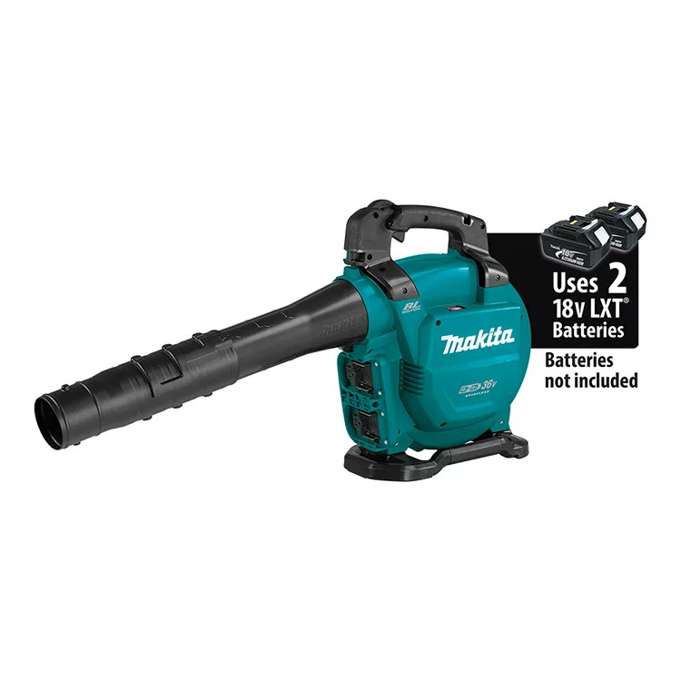 Makita 36V (18V x2) LXT Brushless Blower with 3-Stage Telescoping Blower Nozzle, 473 CFM, and 120 MPH, Tool Only - XBU04Z 