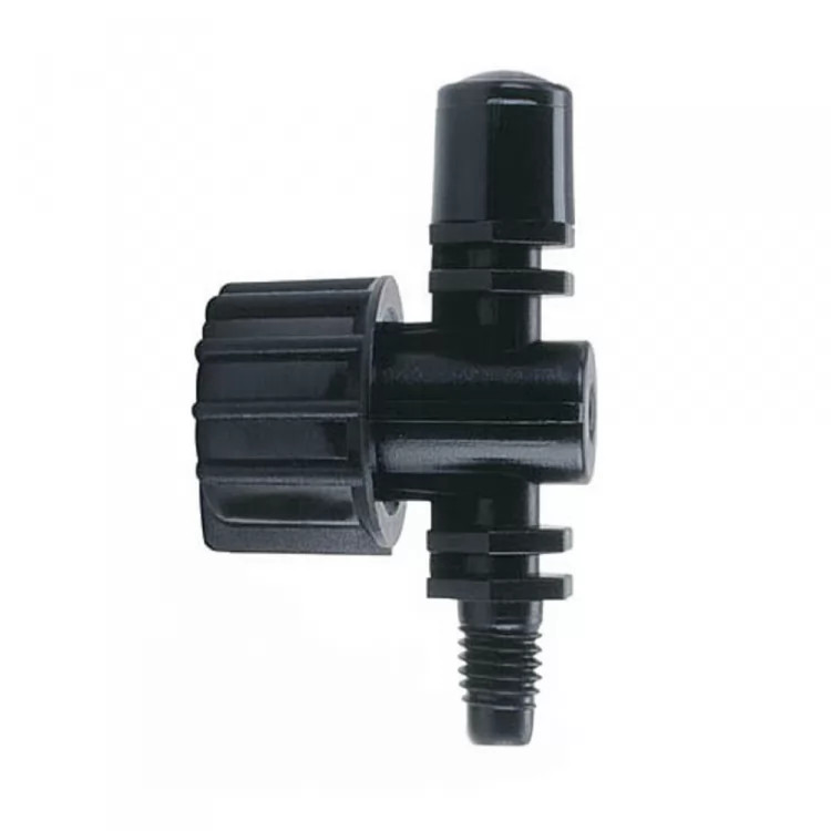 Rain Bird MIST-F/2S Drip Irrigation 10-32 Threaded Mister, Adjustable 360 Degrees Full Circle Pattern, 0 to 1.5' Spray Distance, 2-Pack - Black