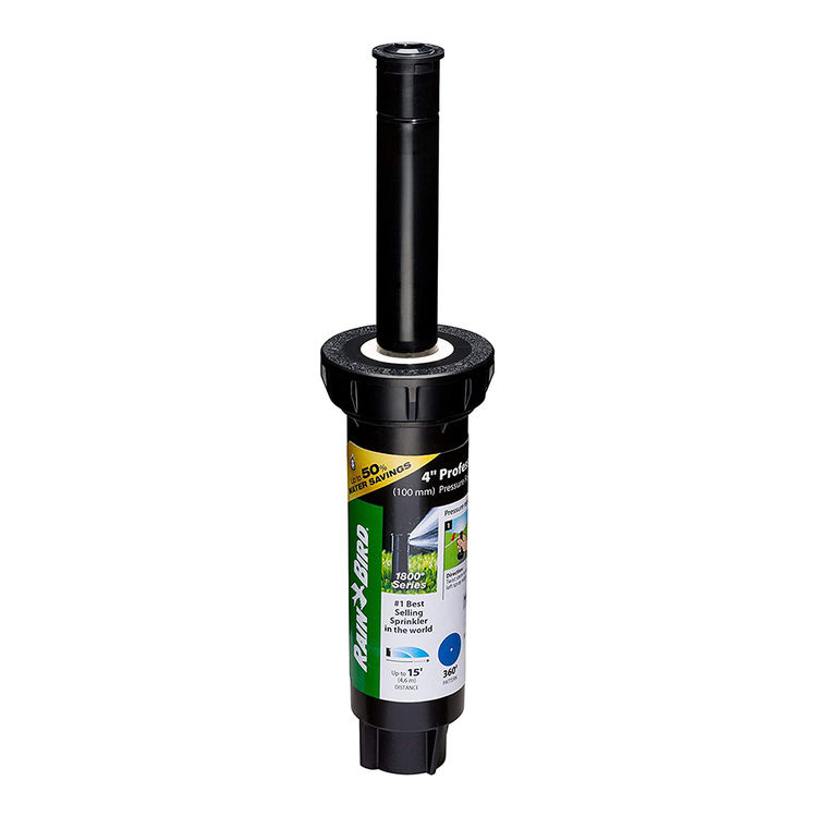 Rain Bird 1804FDSP25 4" Full Pattern Dual Spray Nozzle (360 Degrees) 15 Ft. Range with Pressure Regulator