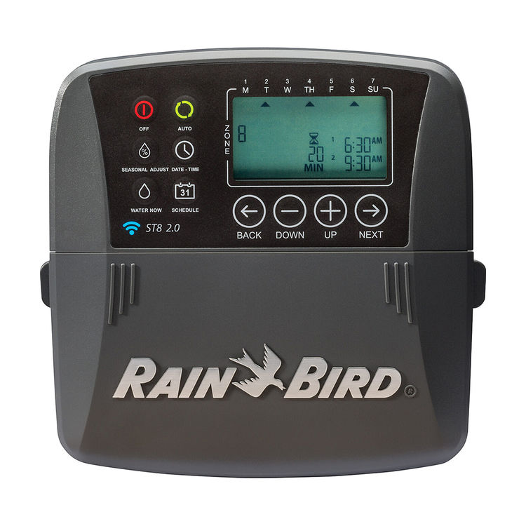 Rain Bird ST8O-2.0 WIFI Smart Irrigation 8-Zone Outdoor Timer 