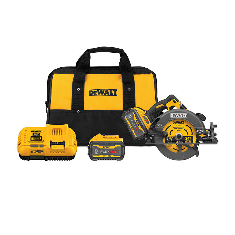 DeWALT DCS578X2 FLEXVOLT Circular Saw with Brake Kit, Cordless, Brushless - 60V MAX