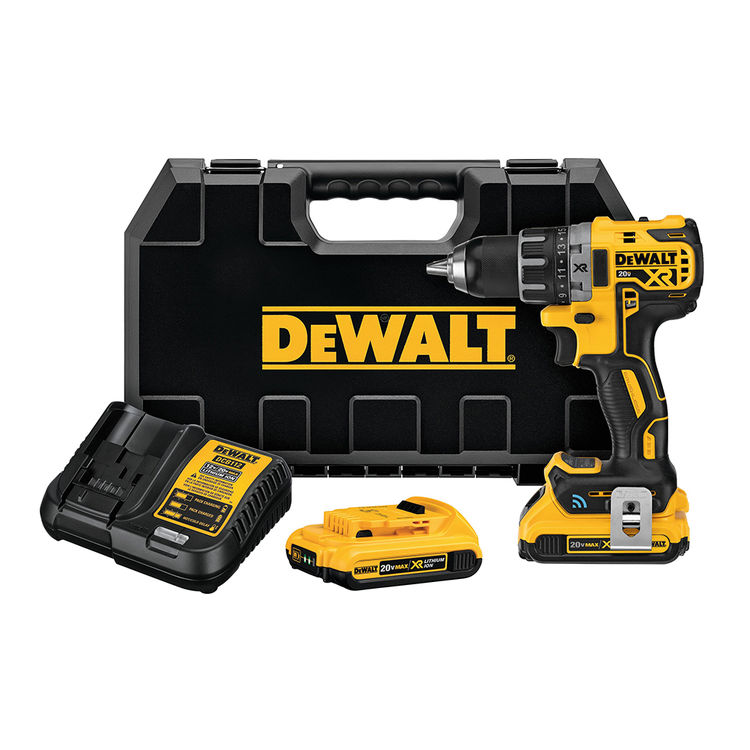 DeWALT DCD792D2 20V MAX XR Cordless Compact Drill/Driver with Tool Connect Kit