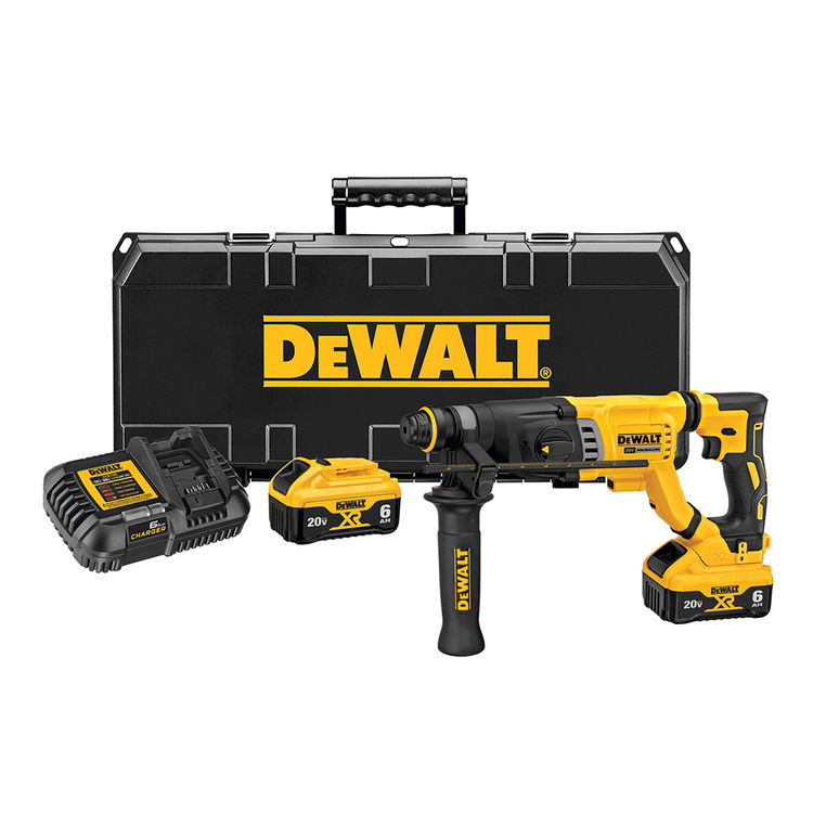 DeWALT DCH263R2 1-1/8" SDS Plus D-Handle Rotary Hammer Kit - Brushless
