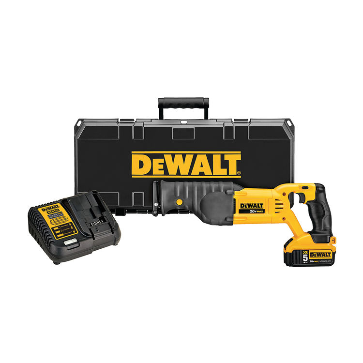 DeWALT DCS380P1 20V MAX Cordless Reciprocating Saw Kit - 5.0 Ah