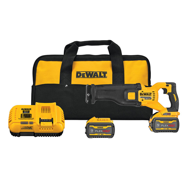 DeWALT DCS389X2 FLEXBOLT Reciprocating Saw Kit, Cordless, Brushless - 20V MAX