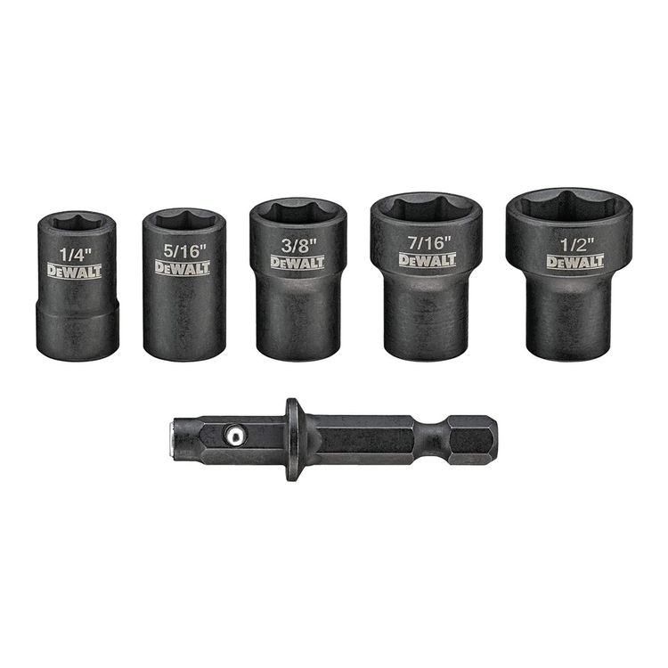 DeWALT DWADND-5 Impact Ready Detachable Nut Driver Set (5PCS)